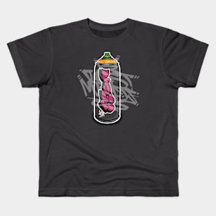 foo spray cans Kids T-Shirt